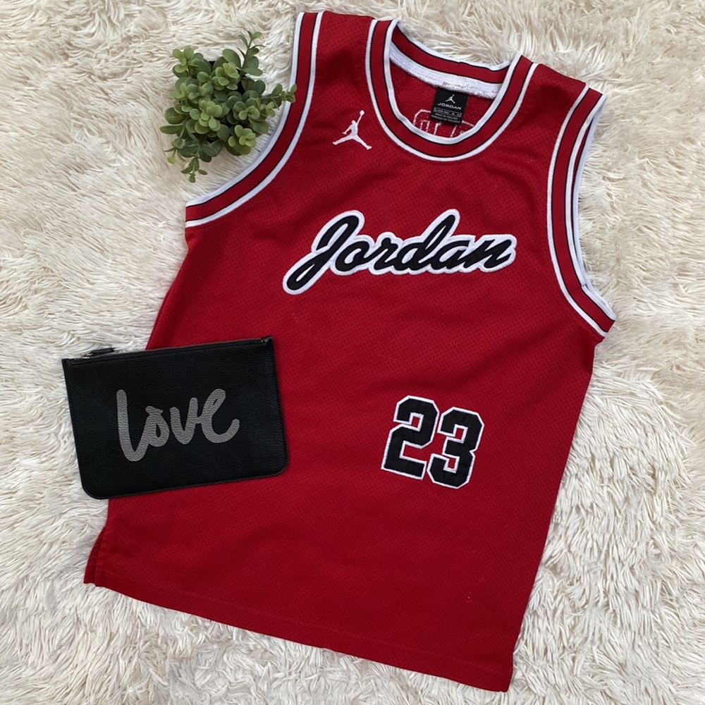 🎉HP🎉 Jordan #23 Basketball Jersey 💗 Red & Black